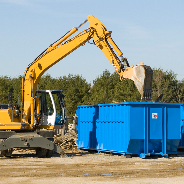 what happens if the residential dumpster is damaged or stolen during rental in Steele